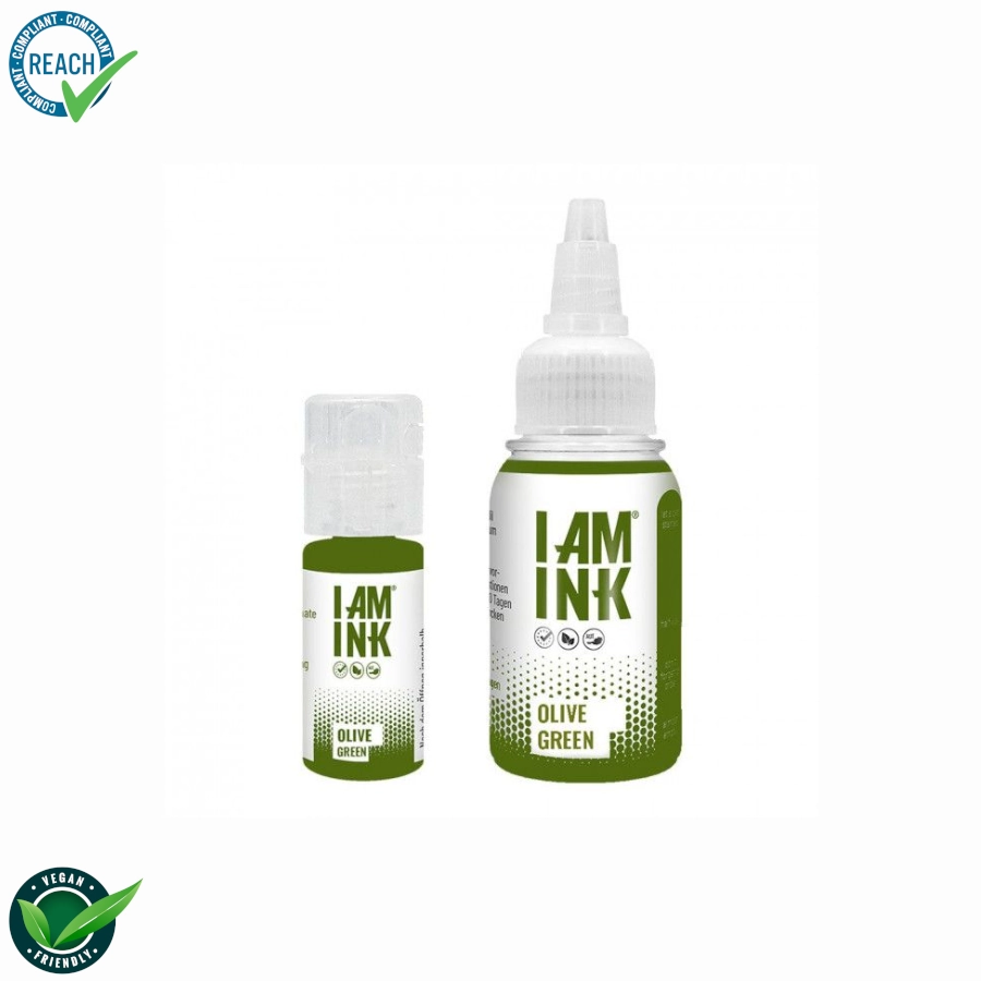 I Am Ink Olive Green - Mélange pour le tatouage encre REACH