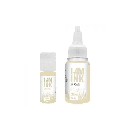 Encre Tattoo Jaune - I Am Ink China Clay - Mélange pour le tatouage encre reach